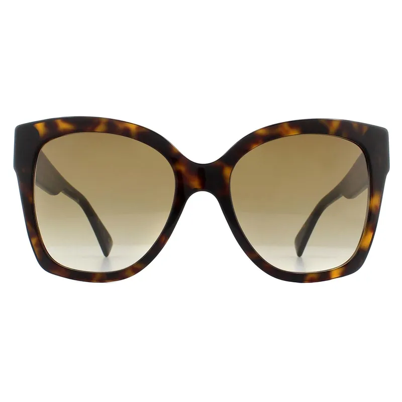 Cat Eye Havana Brown Gradient Sunglasses - Gucci