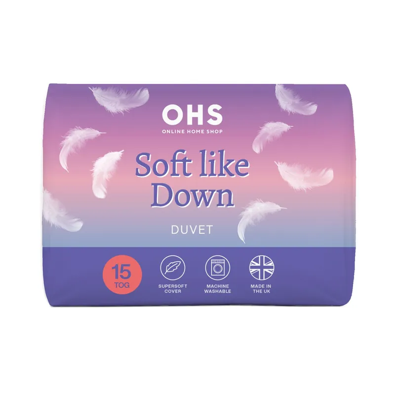Soft Like Down Duvet 15 TOG Quilt - OHS