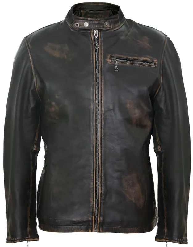 Vintage Leather Biker Jacket- Sarajevo