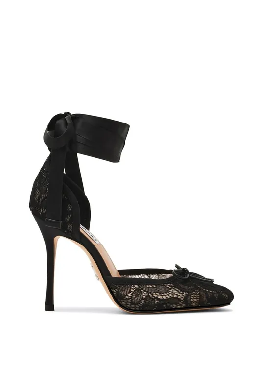 Larina Black Lace' Heels - STEVE MADDEN