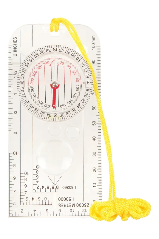 Compass Mills with Luminous Needles Portable Hiking Accessory - Mountain Warehouse