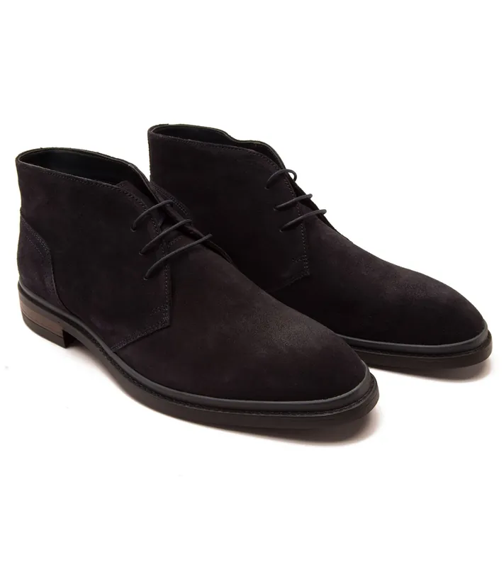 Santiago' Suede Leather Chukka Ankle Mens Lace-up Boots