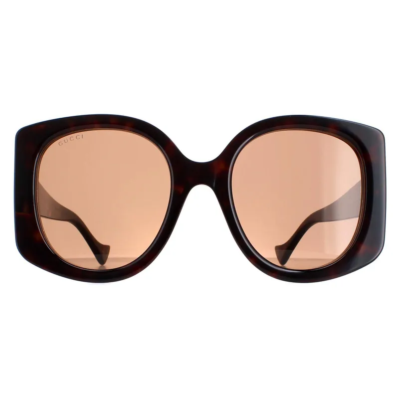 Round Dark Havana Brown GG1257S - Gucci