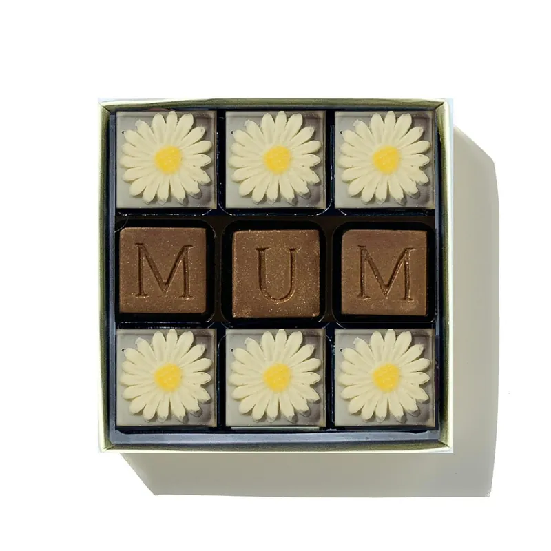 Chocolate Mum & Daisies - CHOC ON CHOC
