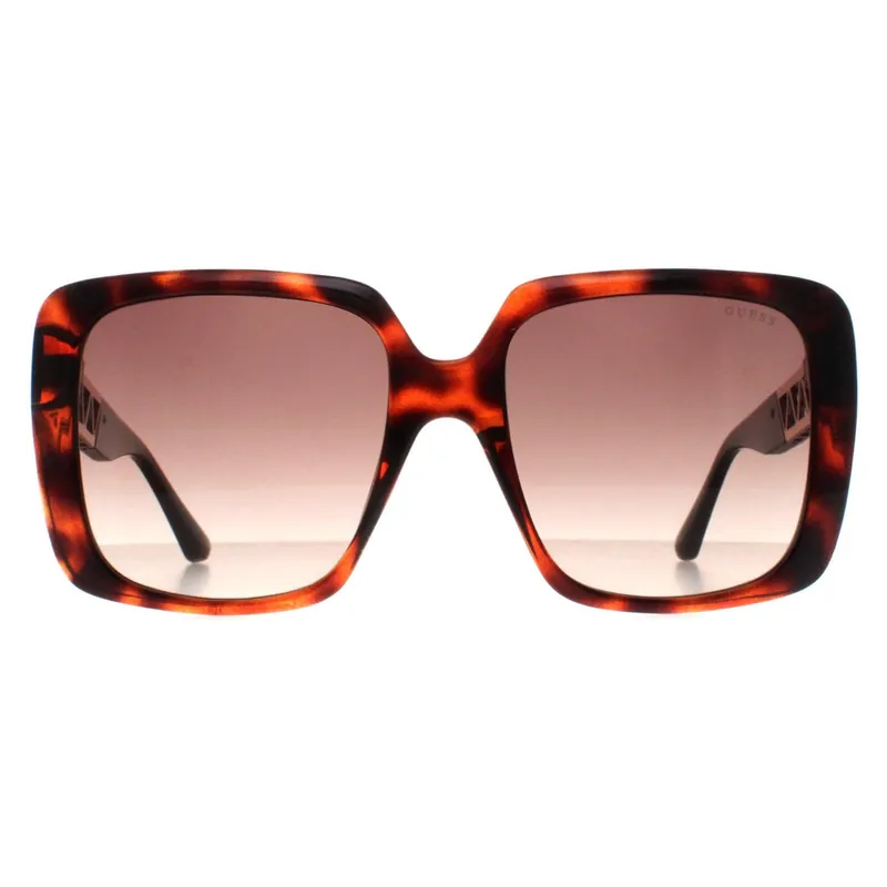Square Dark Havana Brown Gradient GU7689 - Guess