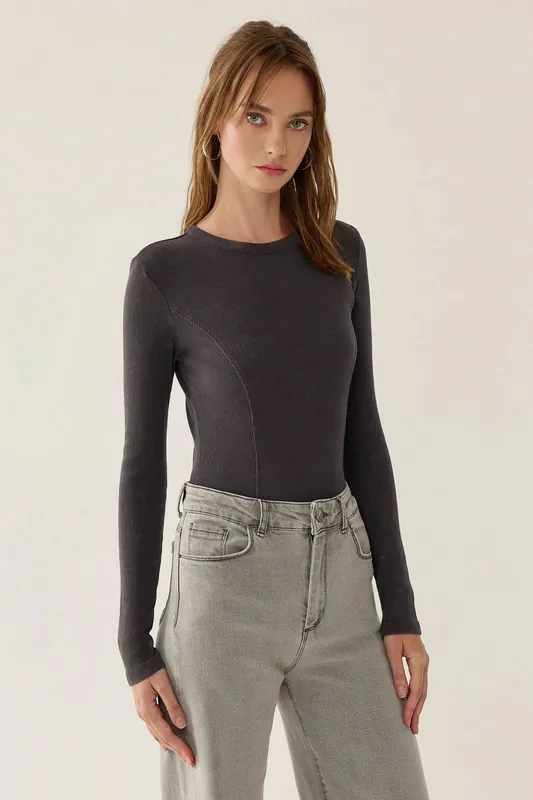 Washed Effect Bodysuit - Hiccup