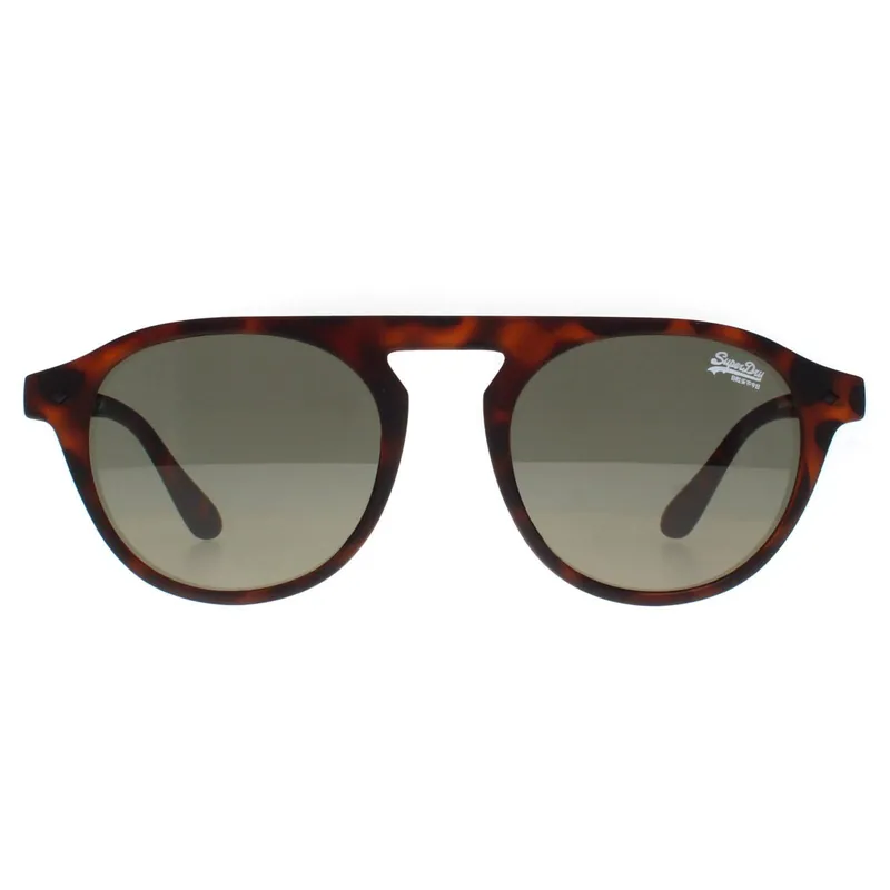 Round Tortoise Brown Green Palmsprings - Superdry
