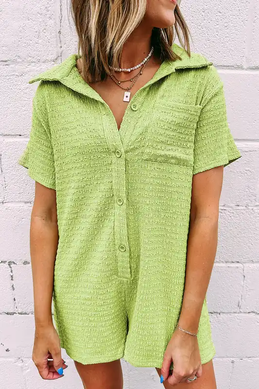 Short Sleeve Knit Jumpsuit - Everyday The Label