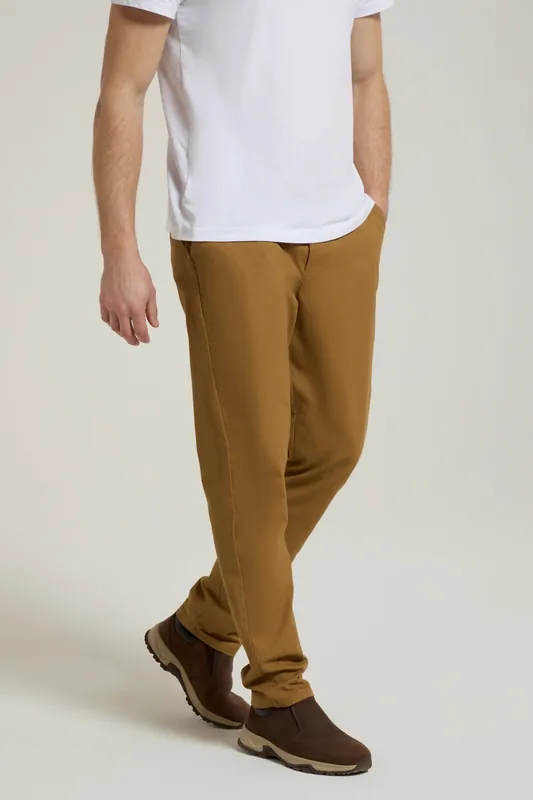 Woods' Comfortable Everyday Soft Cotton Chino Trousers - Mountain Warehouse