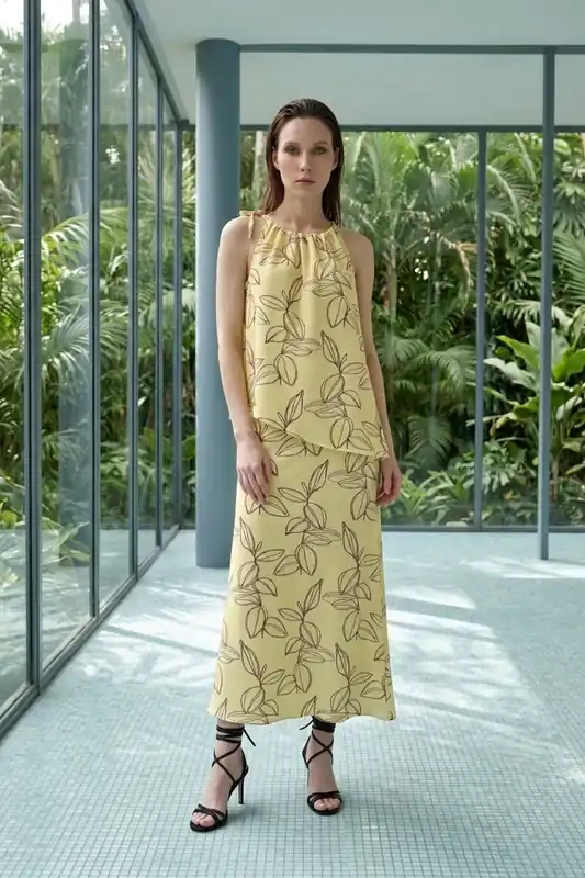 Lyocell Two-Piece Coord Set