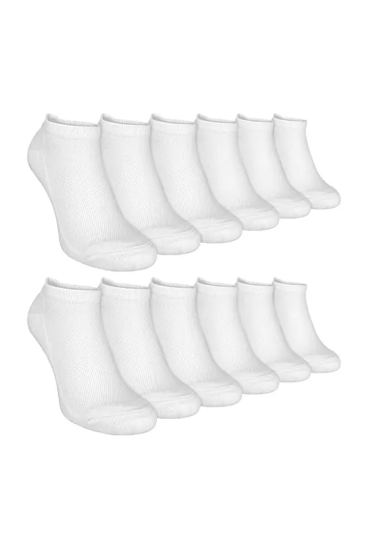 12 Pairs Bamboo Cotton Sports Socks - Sock Snob