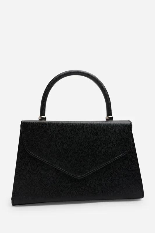 'Marina' Structured Top Handle Shoulder Bag - Where's That From
