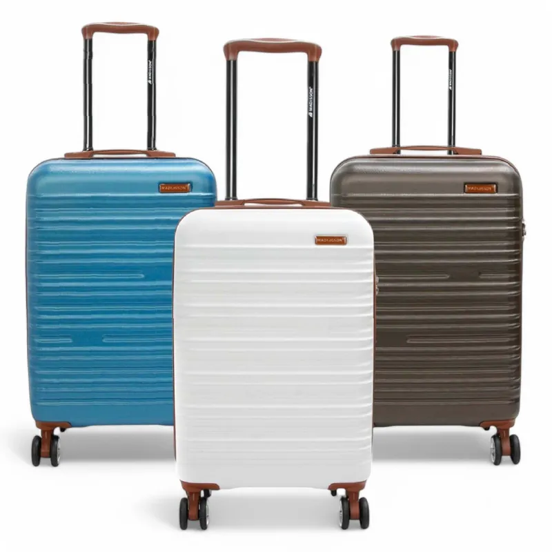 Hard Shell Cabin 55 x 36 x 20 cm ABS Suitcase Luggage Suitable for Easyjet, Ryanair - Infinity Leather
