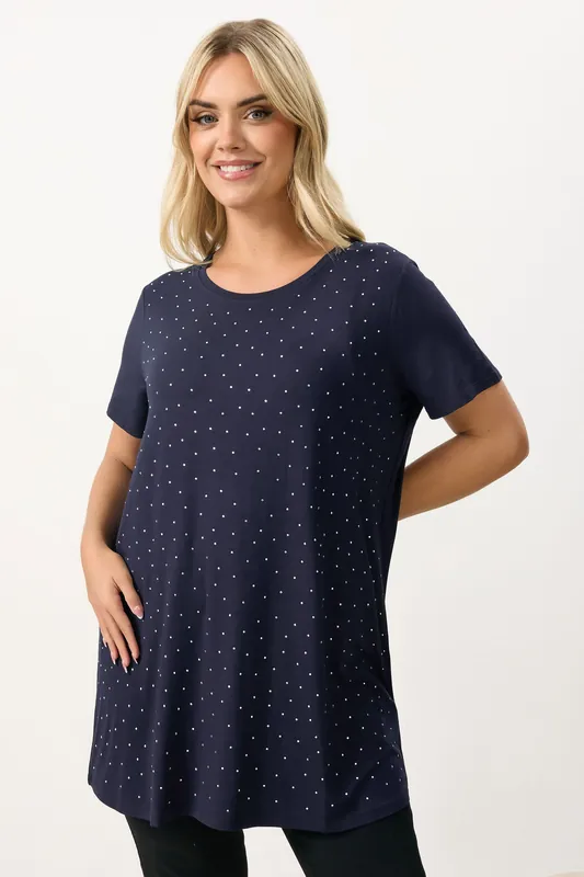 Diamante Embellished Top - Yours