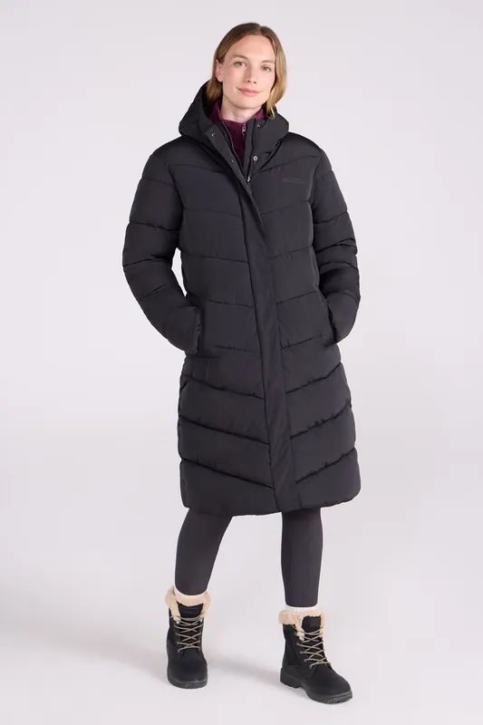 Alexia' Water Resistant Adjustable Hood Warm Full Zip Padded Jacket - Mountain Warehouse