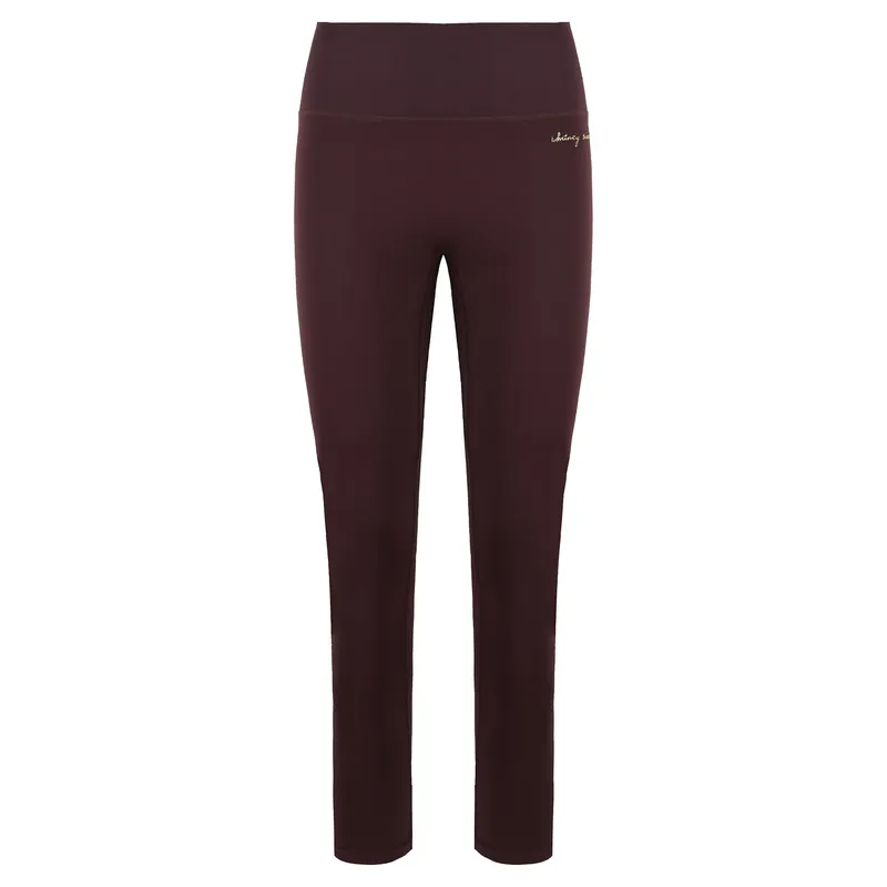 Whitney Simmons Rib Waist Chocolate Leggings - Gymshark