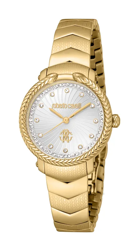 Stainless Steel Gold Color Watch - Roberto Cavalli
