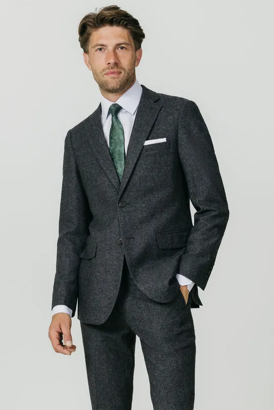 Grey Donegal Tweed 2 Piece Suit - Dobell
