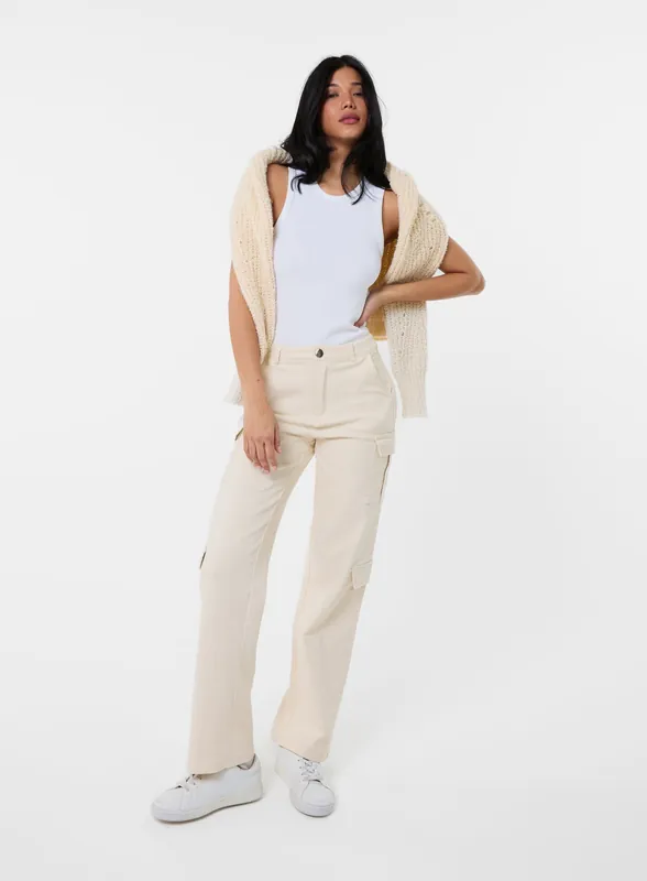 Cargo Trousers - Pink Vanilla