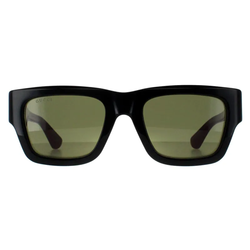 Square Black with Green and Red Green GG1668S - Gucci