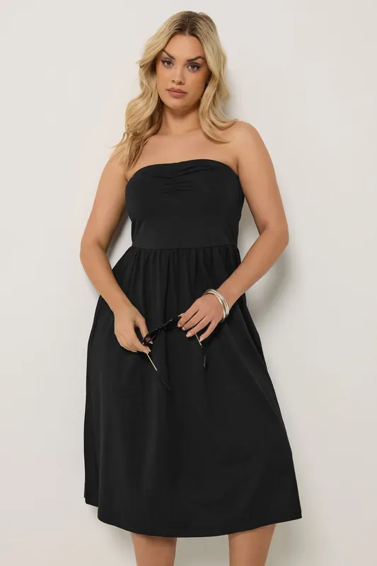 Peplum Bandeau Mini Dress - Yours
