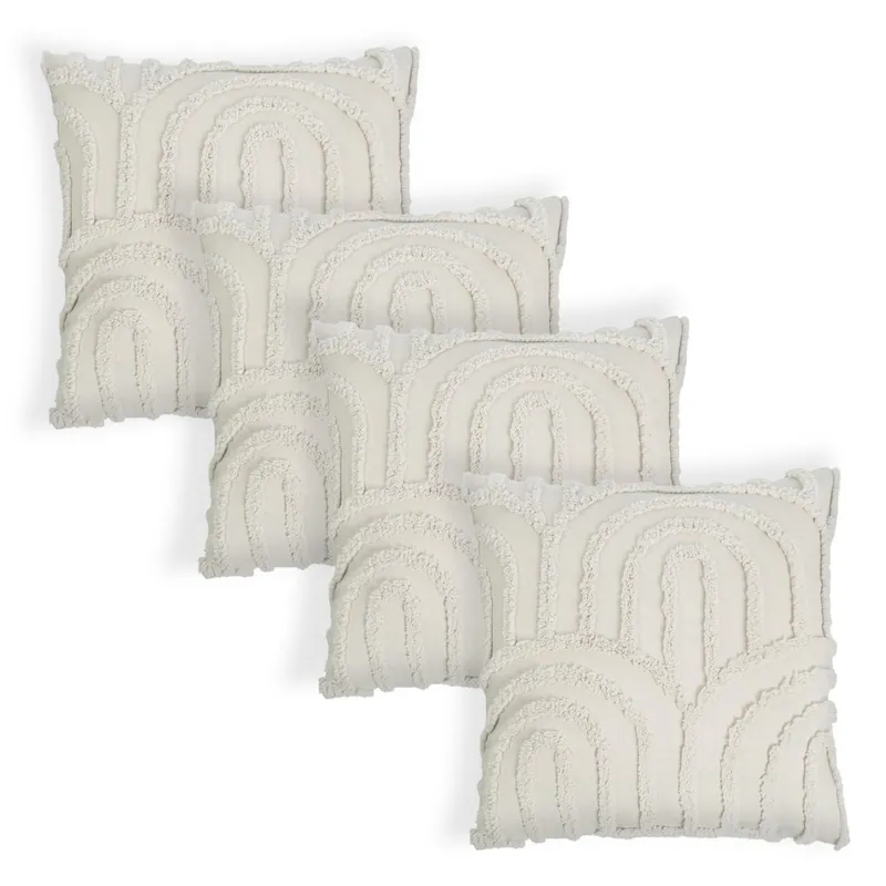 4 Pack Tufted Arch Cushion Cover - OHS