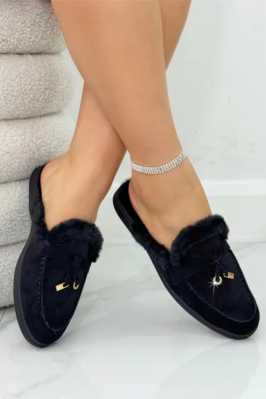 Velvet Crush Slip On Clog Mules - Love Lemonade