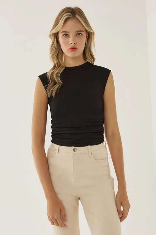 Ruffled Jersey Top - Hiccup