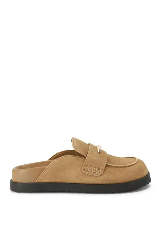 Tobin Mid Brown' Suede Flats - STEVE MADDEN