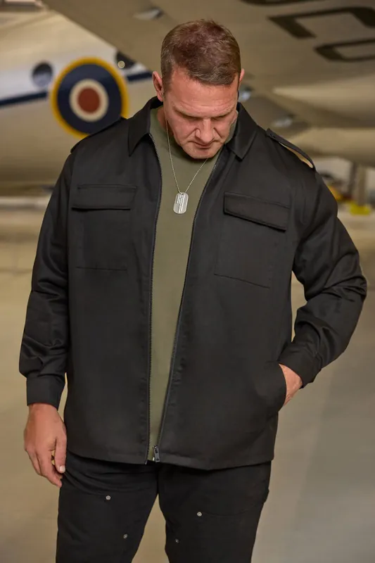 Military Zip Through Overshirt - BadRhino