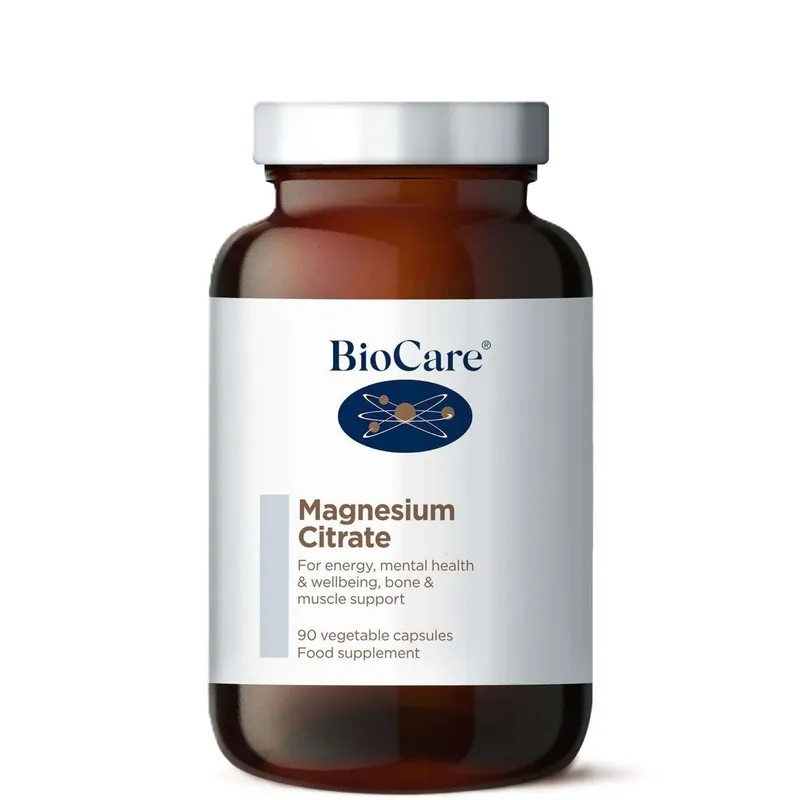 Minerals Supplements Magnesium Citrate x 90 Capsules - BioCare