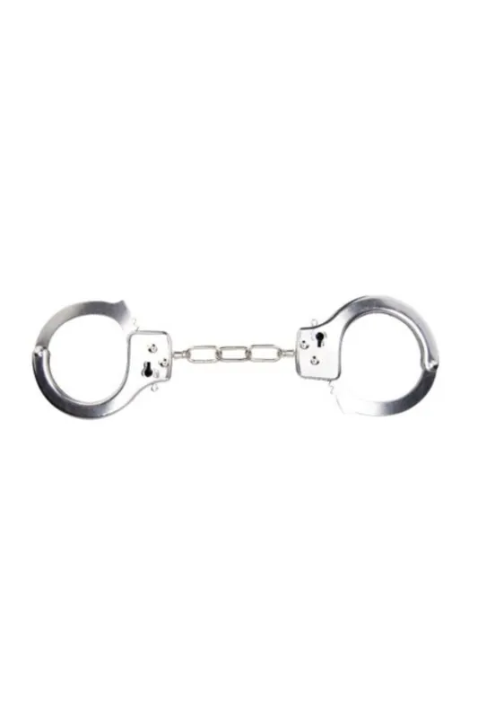 Bound to Play Heavy Duty Metal Handcuffs - Loving Joy