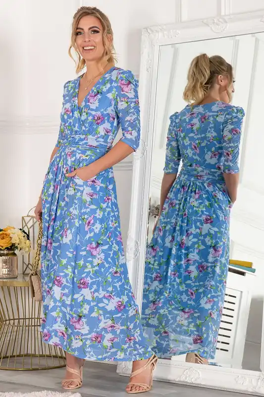 Ressie Dip Hem Maxi Dress - Jolie Moi