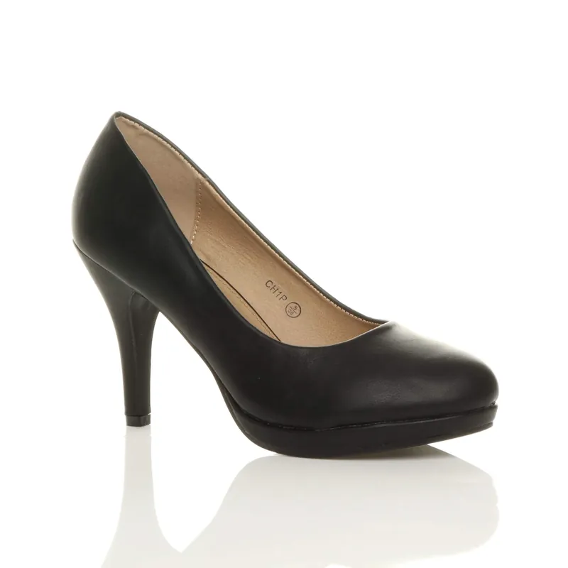 High Heel Court Shoes - AJVANI