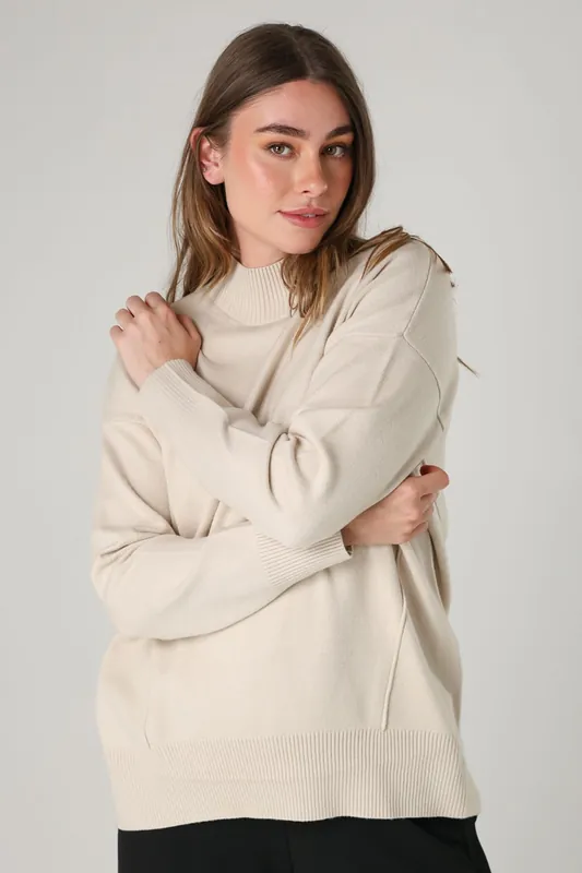 Cosy Soft Touch High Neck Seam Jumper - French Connection