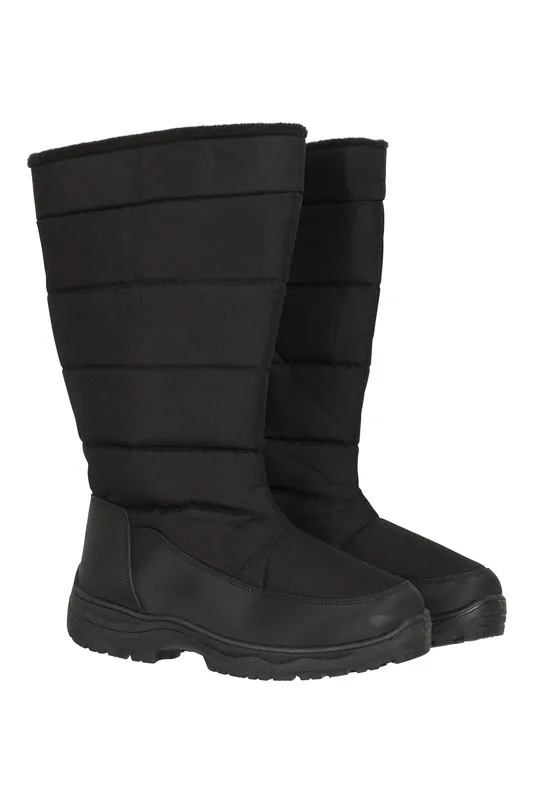 Icey' Water Resistant Snowproof Sherpa Fleece Lining Long Snow Boots - Mountain Warehouse