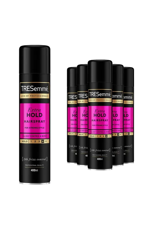 24 Hours Frizz Control Extra Hold 'Hair Spray' 6 Pack of 400ml - Tresemme
