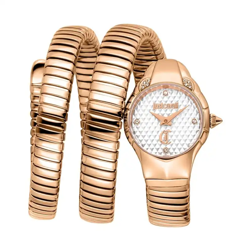Women's Snake 316L Diamond Stainless Steel Watch - Just Cavalli