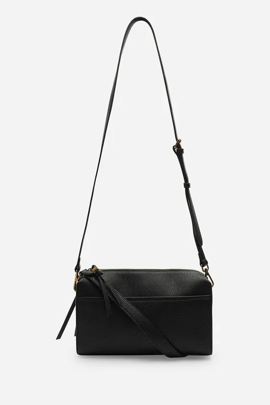 'Dune' Faux Leather Structured Mini Shoulder Bag - Where's That From