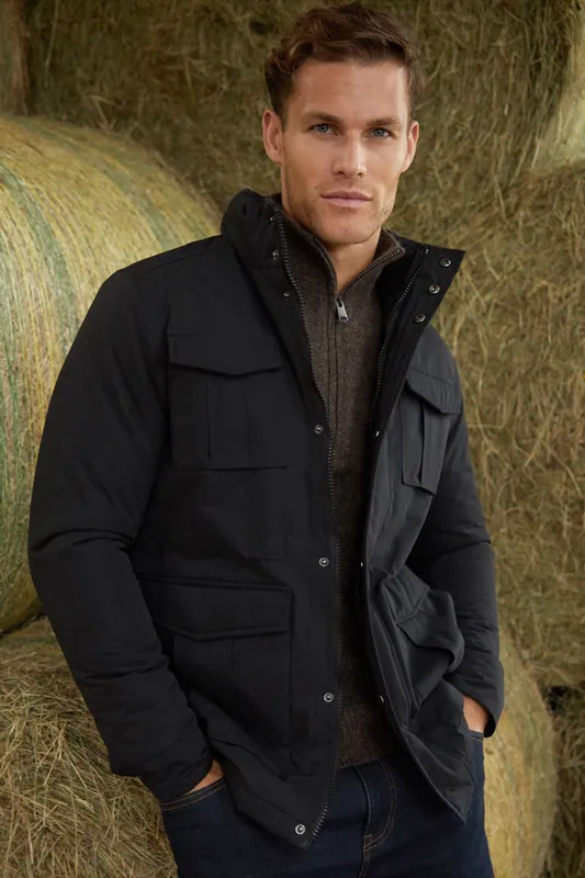 Holroyd' Funnel Neck Utility Coat - Threadbare