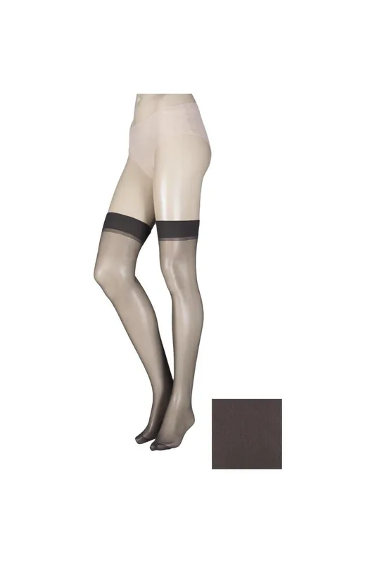 1 Pair Stockings 15 Denier 100% Nylon - ELLE