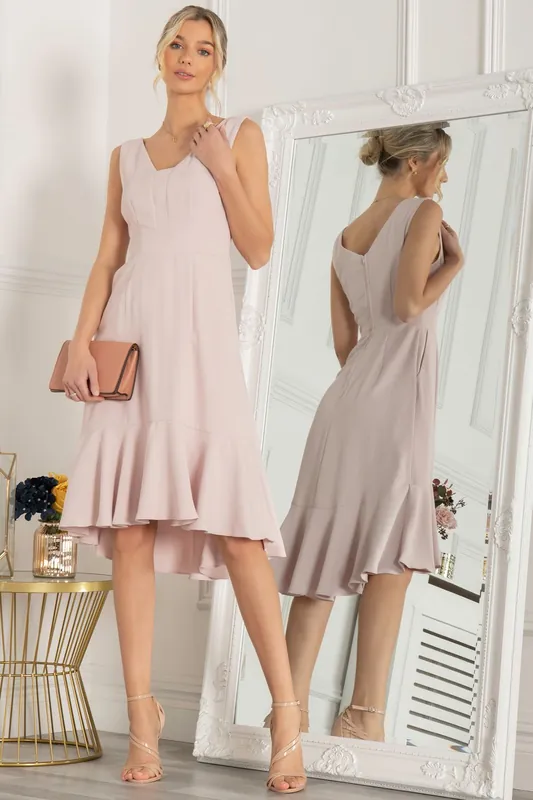 Palmer Dip Hem Shift Dress - Jolie Moi
