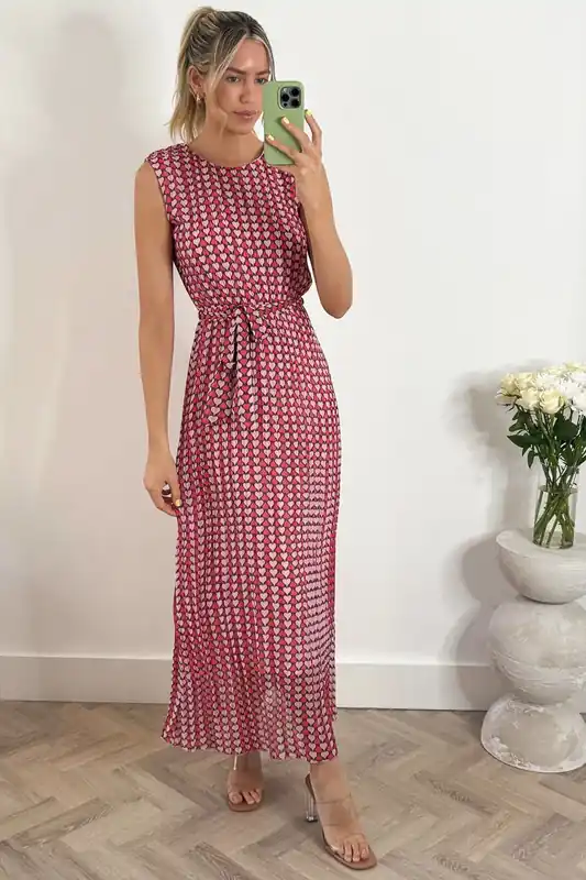 Front Tie Sleeveless Maxi Drees - Jolie Moi