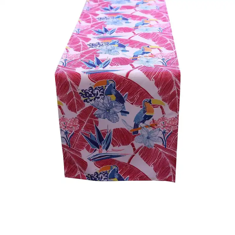 Toucan Water Repellant Table Runner - Luxury Living