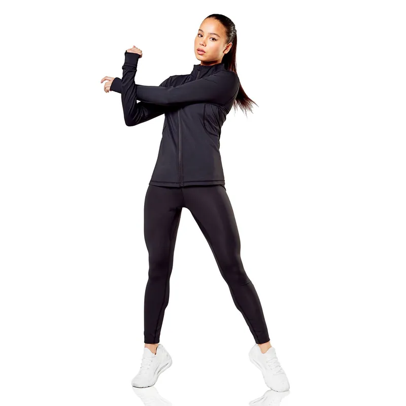 Adults Signature Zip Through Top - Elle Sport