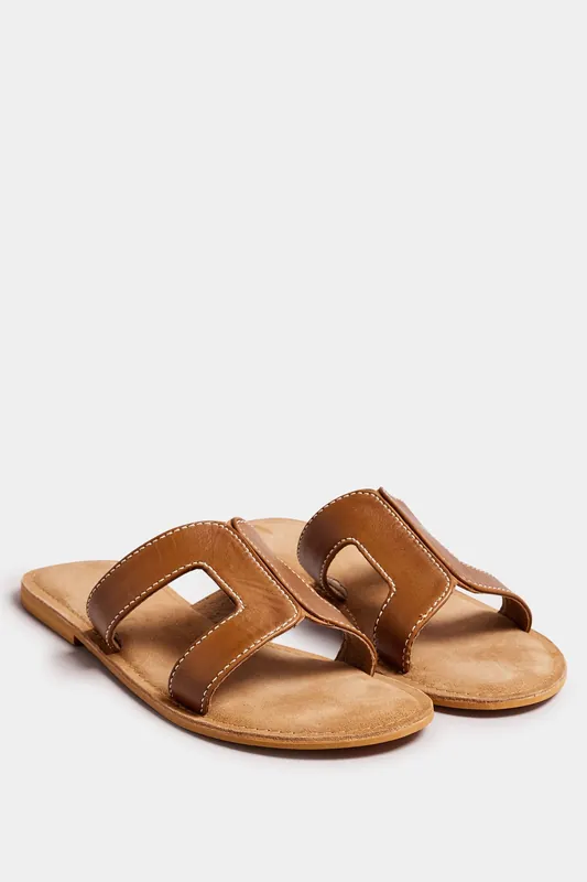 Cut Out Mule Sandals - Long Tall Sally