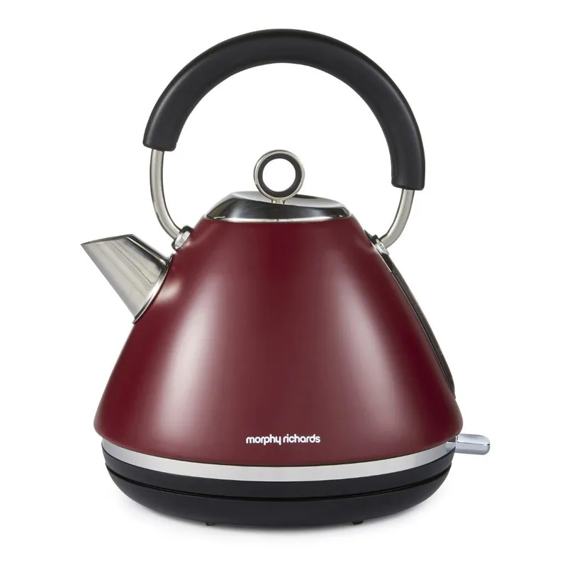 Accents Pyramid Kettle Rhubarb - Morphy Richards
