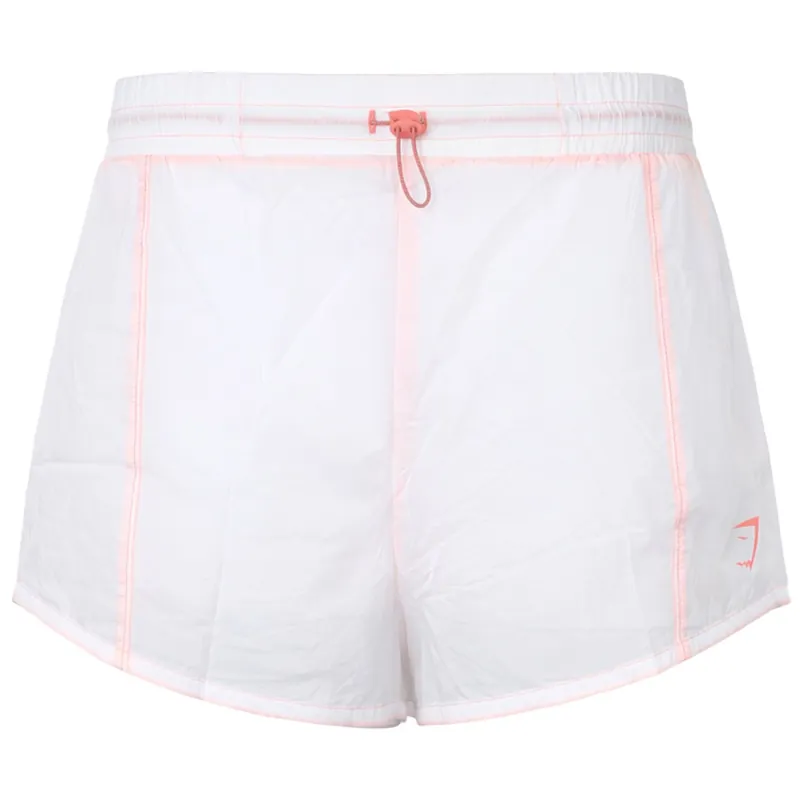 Pulse White/Pink Shorts - Gymshark