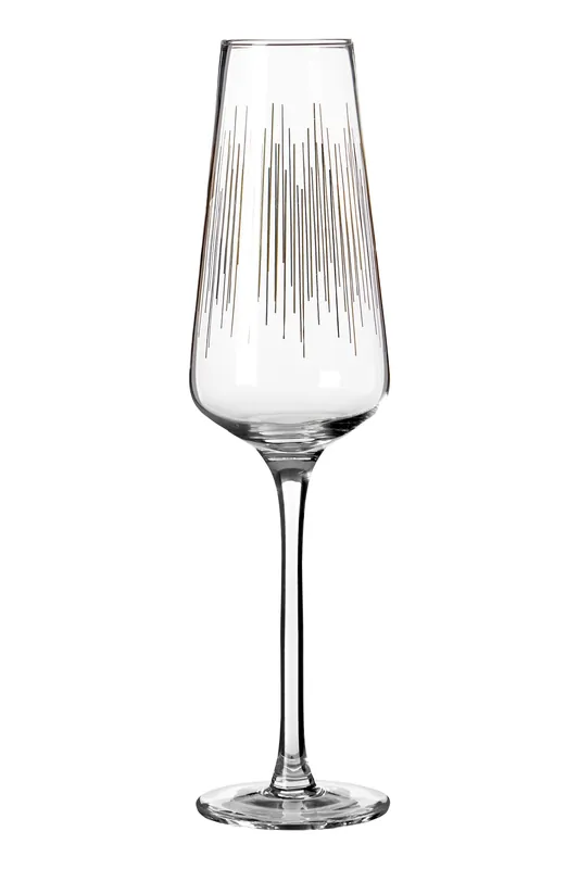 Set Of Four Deco Champagne Glasses - Orsina