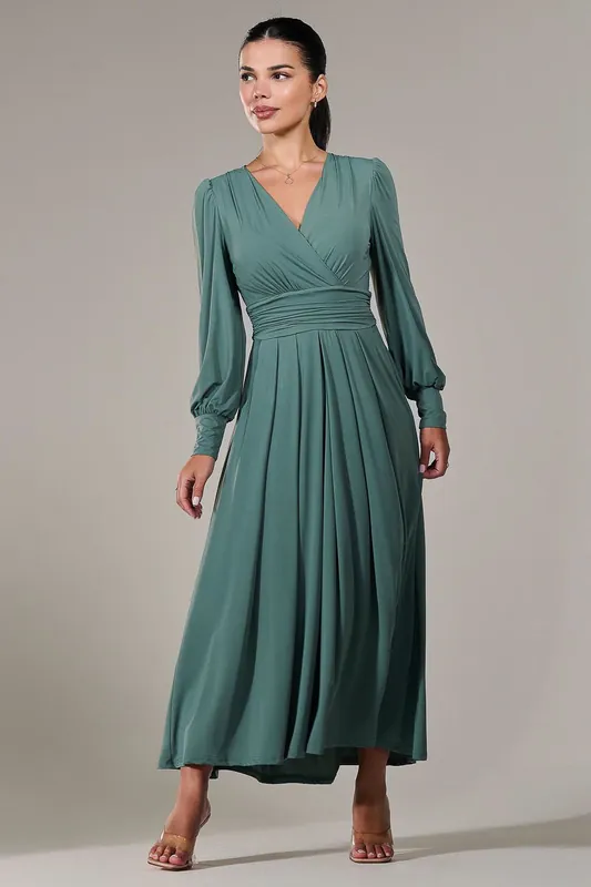 Petite Long Sleeve Soft Silky Jersey Max - Jolie Moi